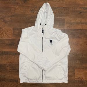 oversized polo windbreaker